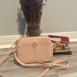 Tory Burch Robinson Light Apricot Mini Crossbody